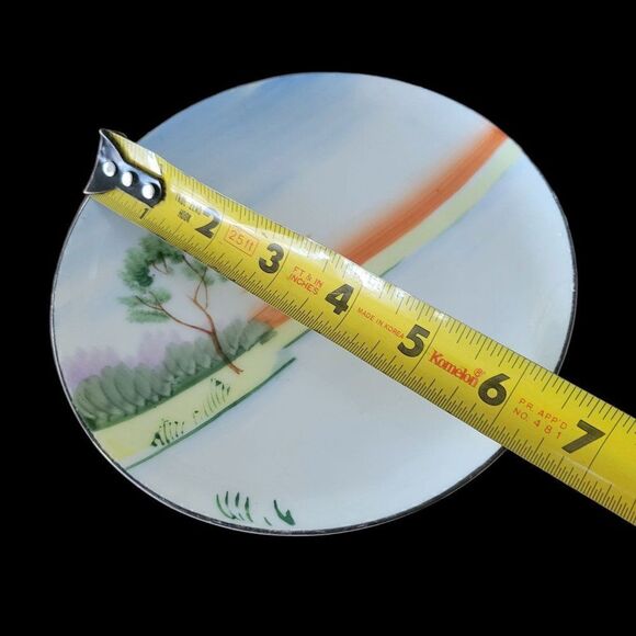 Vintage Meito China Hand Painted Plate - Picture 8 of 8